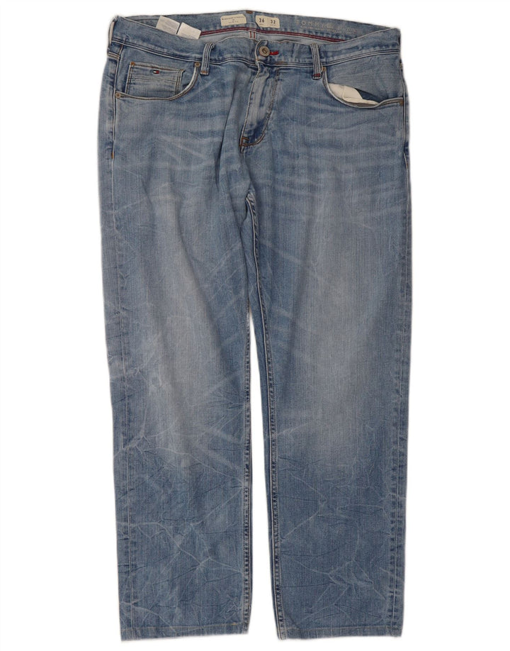 Tommy Hilfiger Herre Bleecker Slim Jeans W36 L28 Blå Bomuld