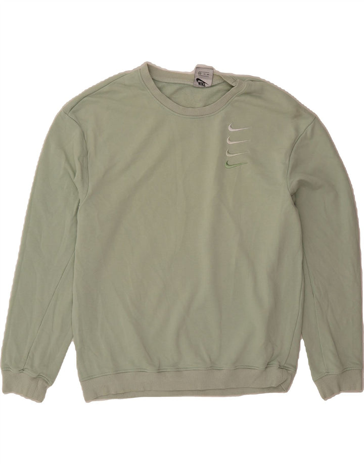 NIKE Womens Sweatshirt Jumper UK 18 XL Green Cotton Vintage Nike and Second-Hand Nike from Messina Hembry 