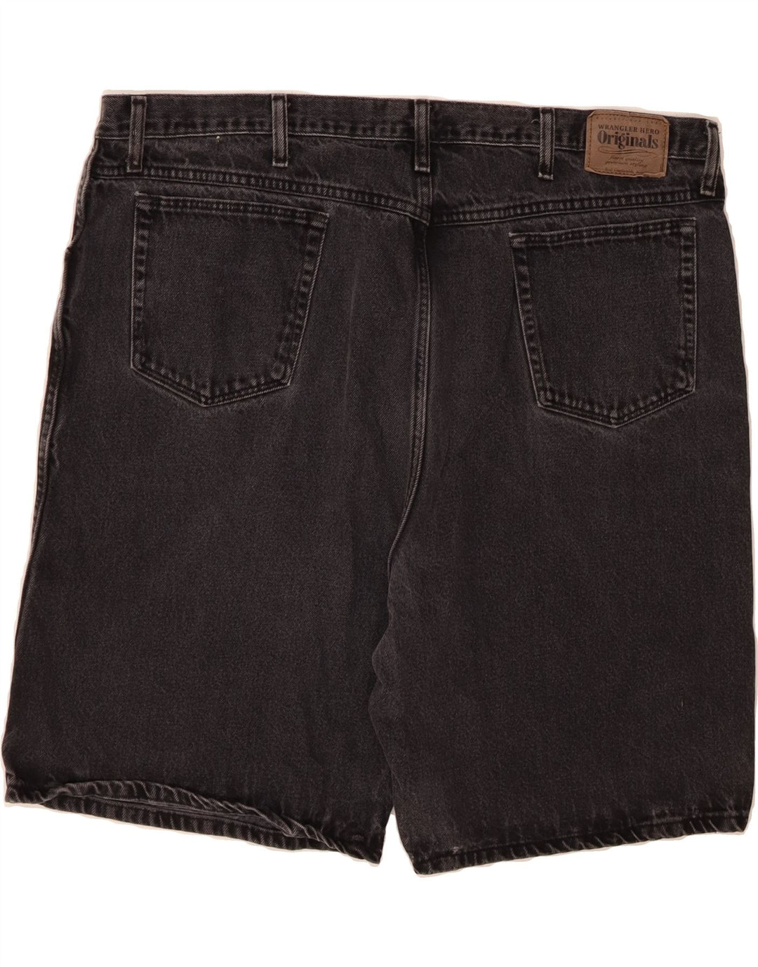 WRANGLER Mens Denim Shorts W46 3XL Grey Cotton Vintage Wrangler and Second-Hand Wrangler from Messina Hembry 