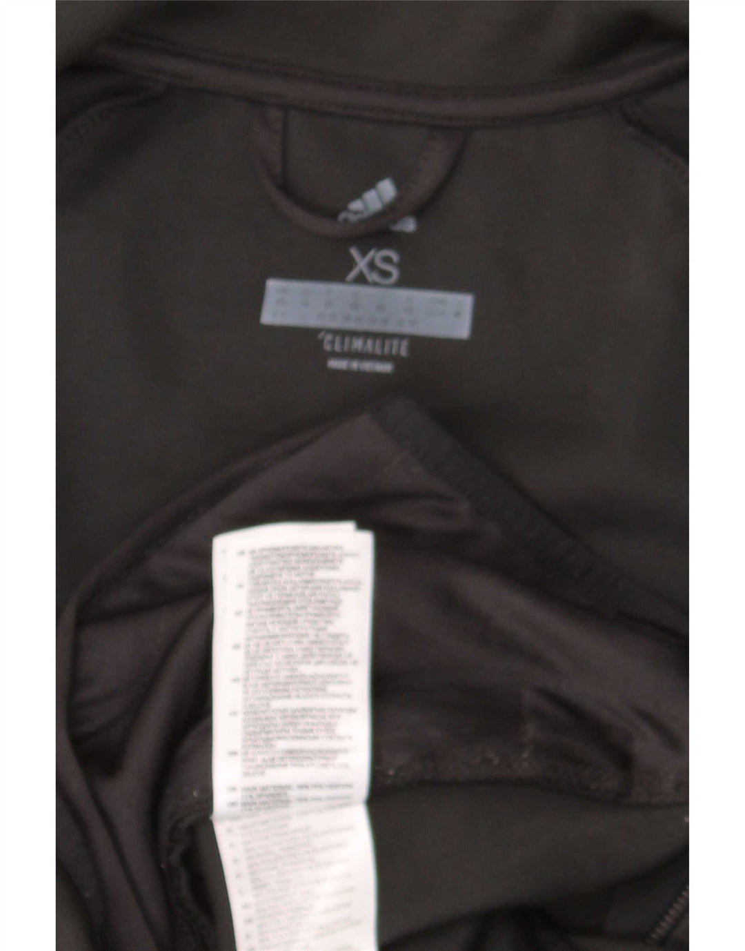 Adidas Dame Climalite Træningsdragt Topjakke UK 4/6 XS Sort Polyester