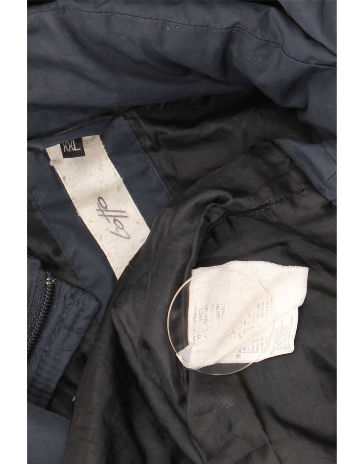 Lotto Herre hættepolstret jakke UK 44 2XL Navy Blue Polyester