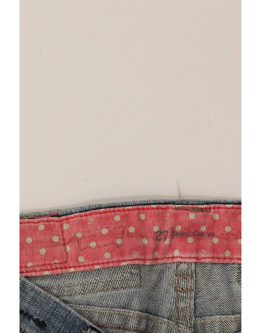 LEVI'S Womens Demi Curve Slim Jeans W27 L31 Blue Cotton Vintage Levi's and Second-Hand Levi's from Messina Hembry 