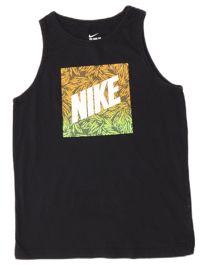 Nike Boys Athletic Cut Grafisk Vest Top 12-13 år Stor Sort
