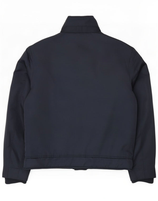 Zara Mens Padded Jacket UK 40 Large Navy Blue