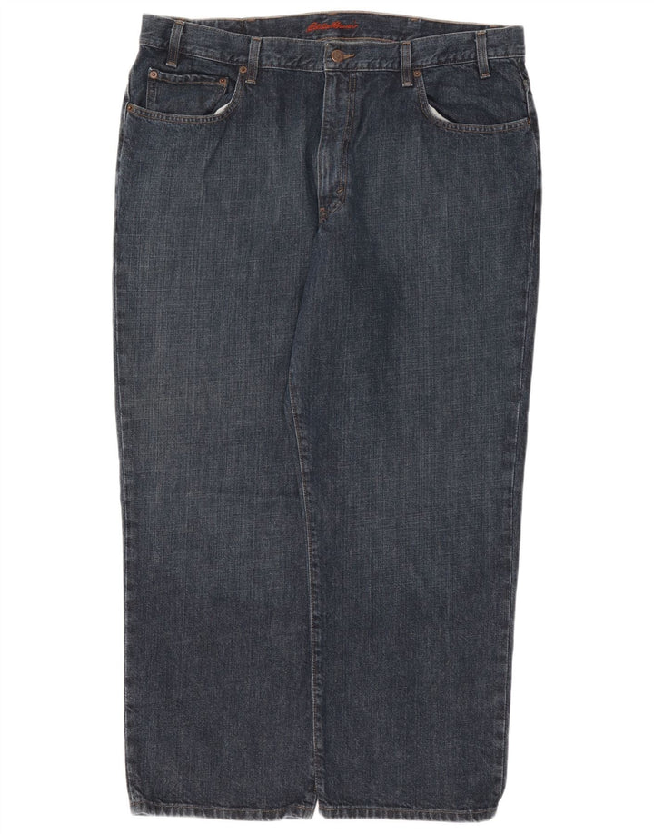 Eddie Bauer Straight Jeans til mænd W40 L30 Blå Bomuld