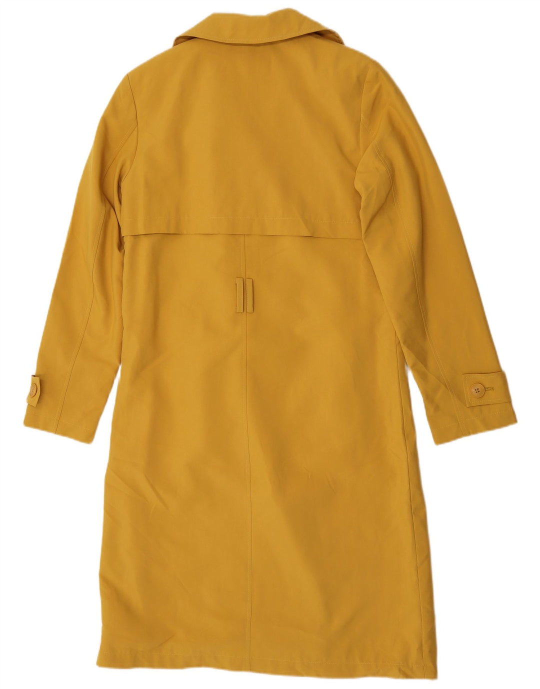 Marks & Spencer Trench Coat til kvinder UK 8 Lille gul polyester