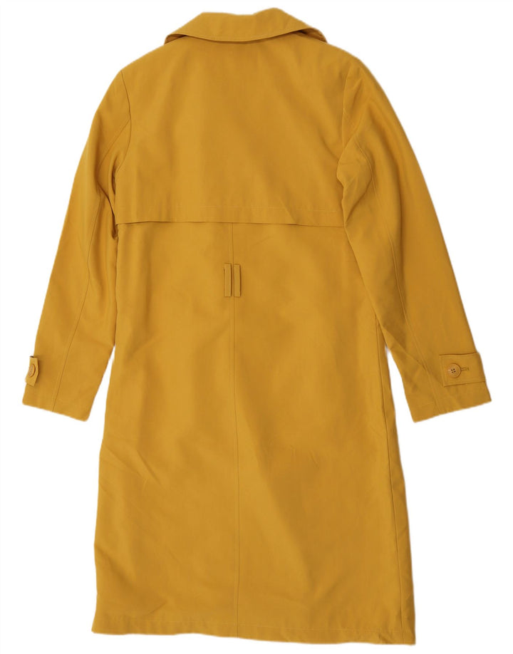 Marks & Spencer Trench Coat til kvinder UK 8 Lille gul polyester
