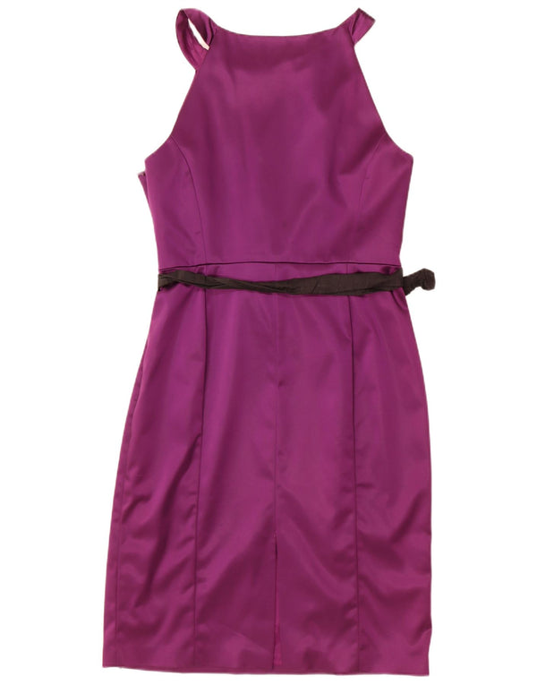 Coast Womens Sleeveless Sheath Dress UK 18 XL Purple Acetate