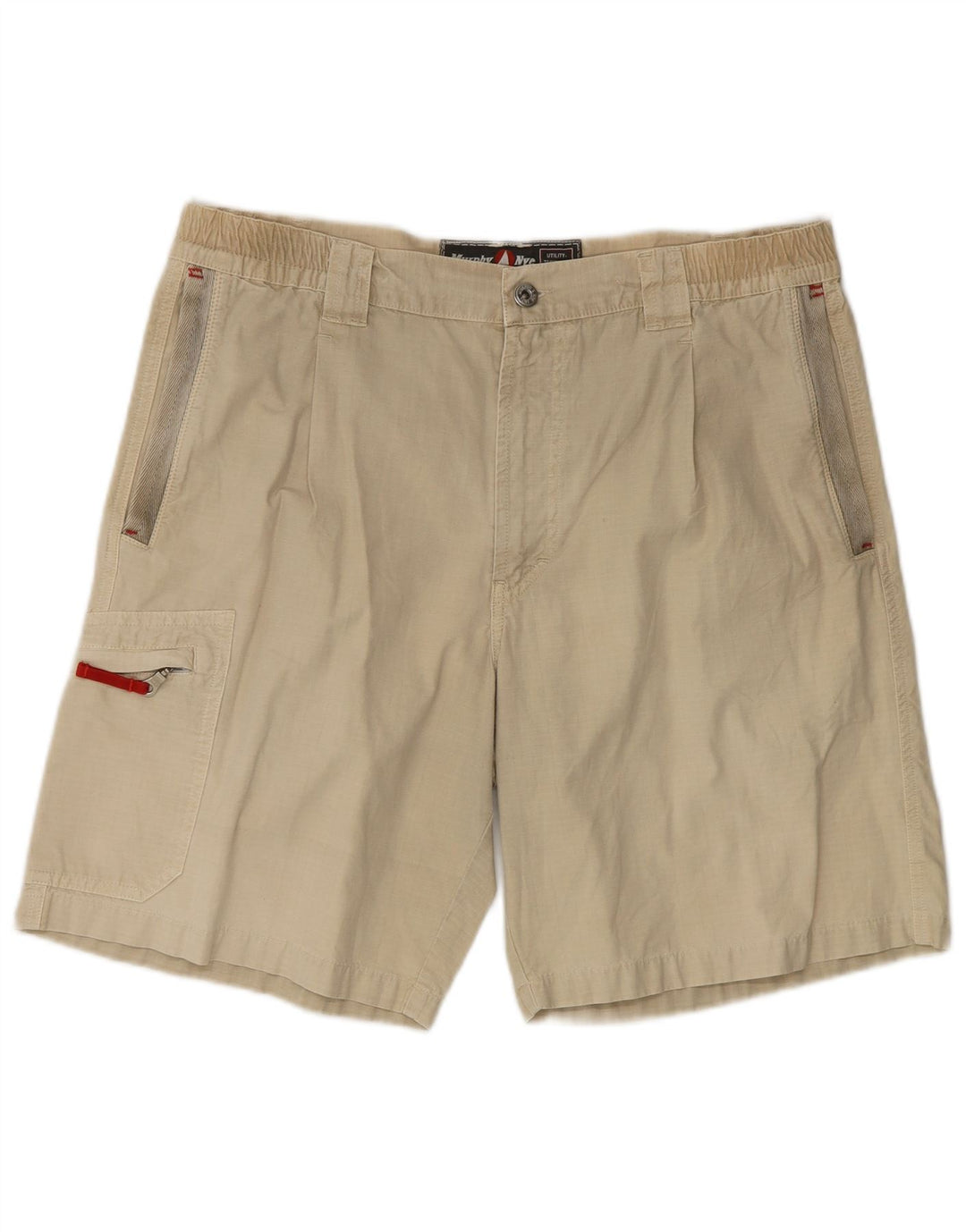 MURPHY & NYE Herre Cargo Shorts W36 Large Beige Bomuld