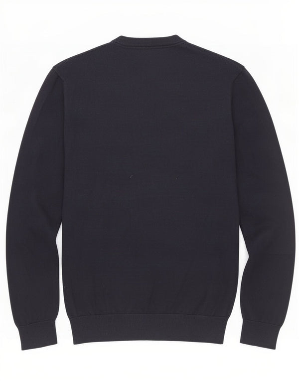 Besætningstøj Herre V-hals sweater Stor marineblå bomuld