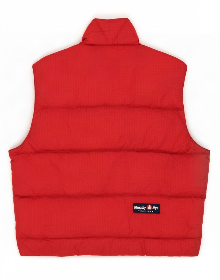 Murphy & Nye Herre Polstret Gilet UK 38 Medium Red Check