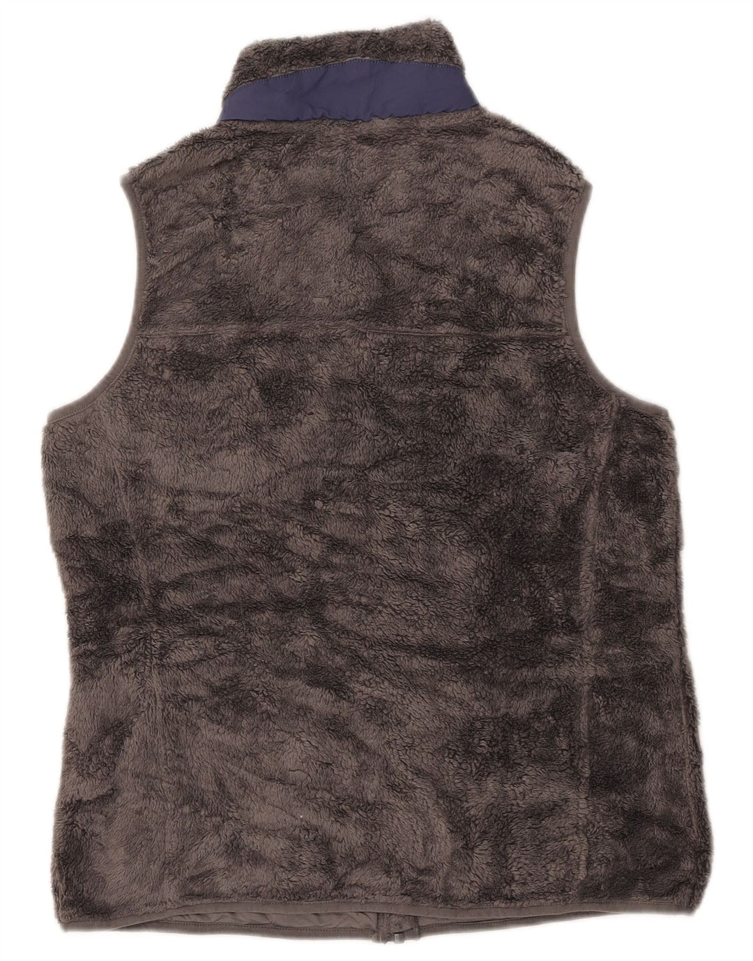 L.L.BEAN Dame Fleece Gilet UK 14 Medium Grey Polyester