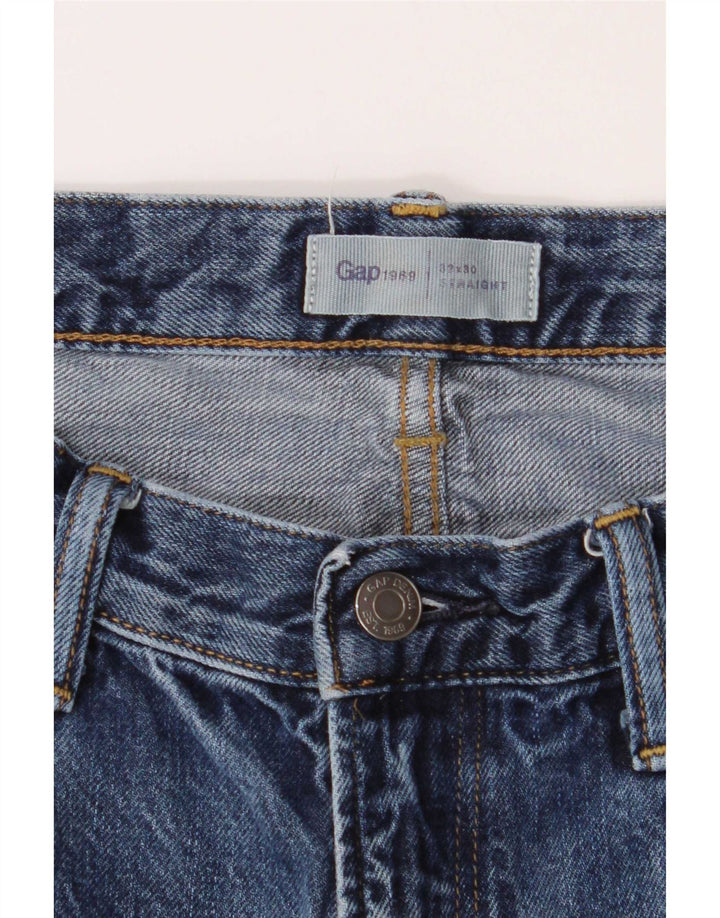 Gap Straight Jeans til mænd W32 L30 blå bomuld