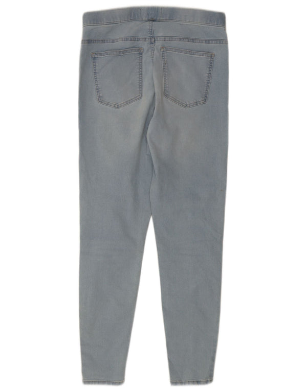 Marks & Spencer Dame Jegging Jeans UK 14 Large W34 L28 Blue Cotton