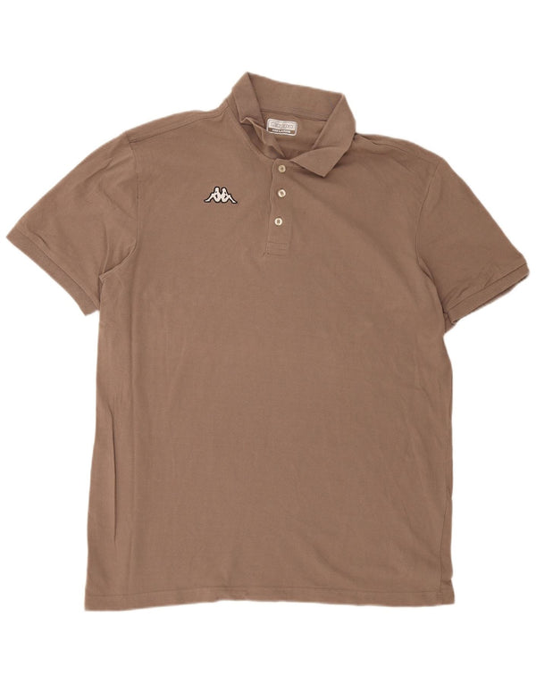 Kappa herre poloshirt 3XL brun bomuld