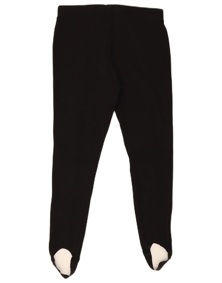 Marks & Spencer Dame Stigbøjle Leggings UK 12 Medium Black Viscose