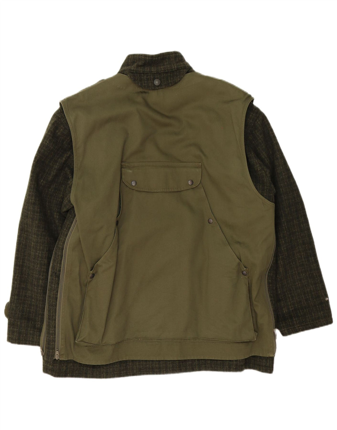 Belfe & Belfe Herre Utility Jacket IT 54 2XL Grøn ternet uld