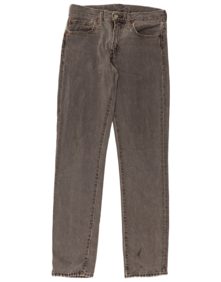 Levi's Herre 511 Slim Jeans W29 L32 Grå Bomuld