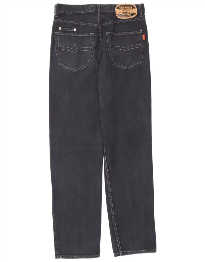 Mash Herre Straight Jeans IT 46 Small W32 L32 Marineblå Bomuld