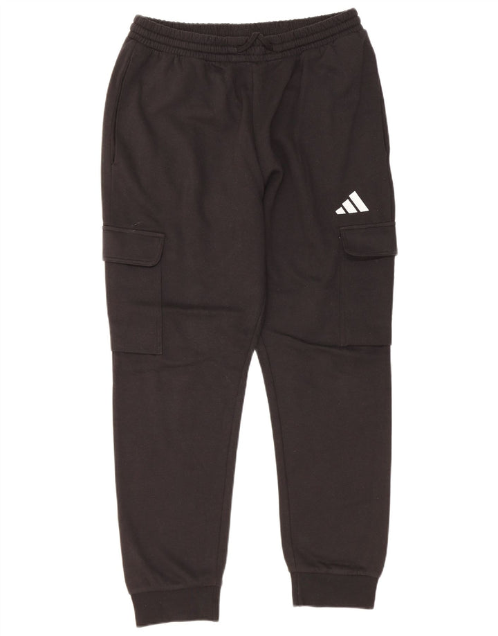 Adidas Herre Cargo Træningsdragt Bukser Joggers Medium Sort Bomuld