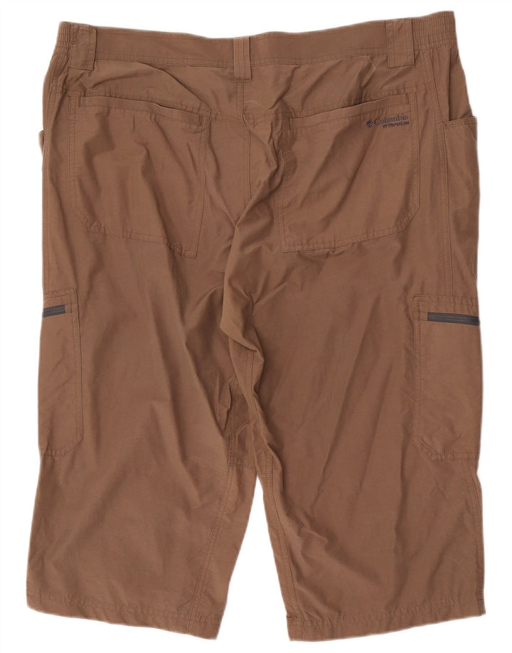Columbia Herre Titanium Cargo Shorts XL W40 Brun Bomuld
