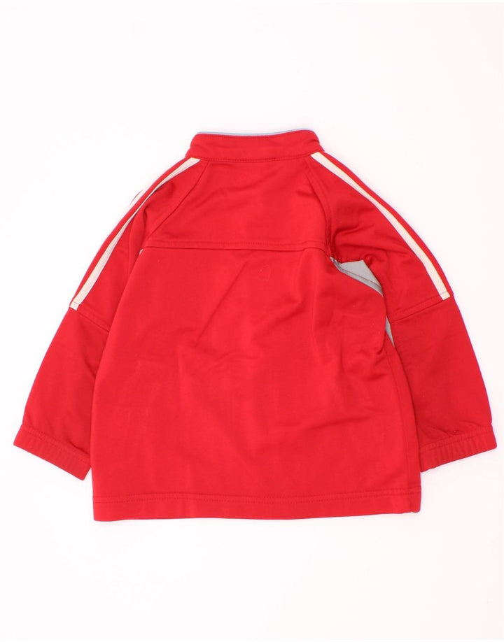 Adidas Baby Boys Træningsdragt Topjakke 12-18 Måneder Rød Polyester