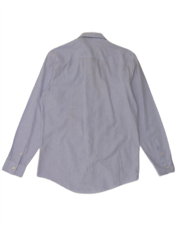 ZARA Slim Fit skjorte til mænd, stor blå bomuld