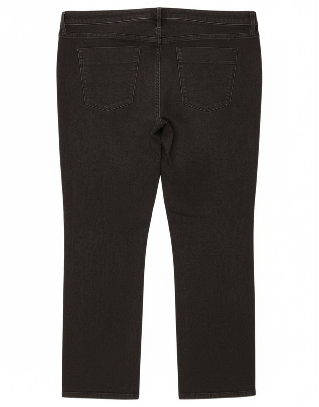 Mossimo Dame Super Strech Mid Rise Straight Jeans US 18 2XL W40 L29 Grå