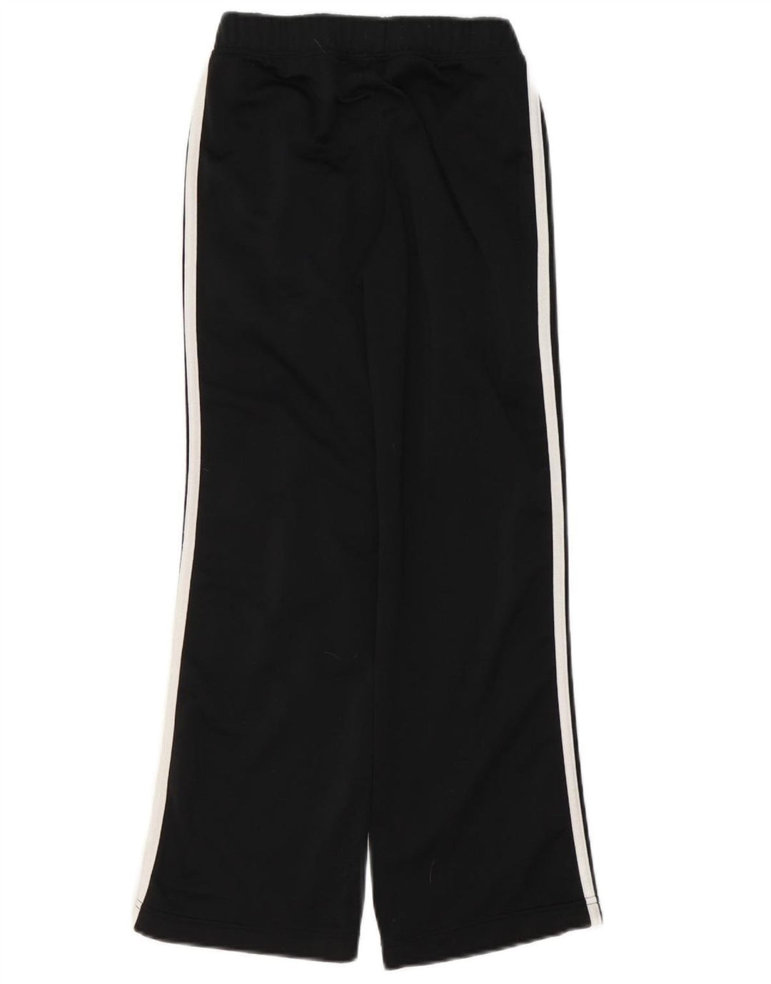 ADIDAS Girls Tracksuit Trousers 9-10 Years  Black Polyester