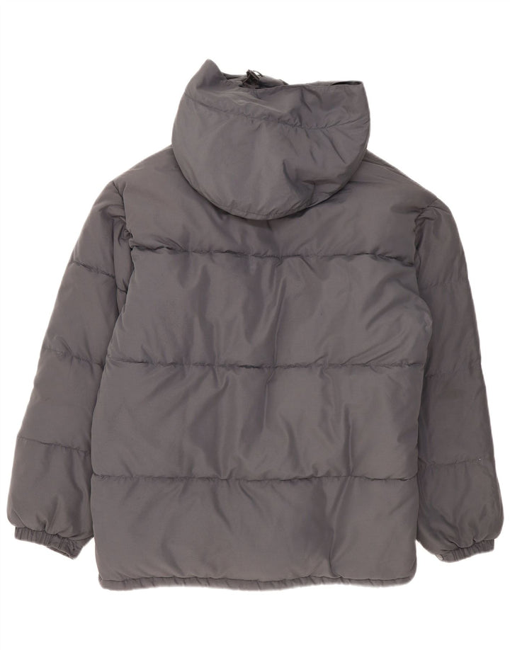 Kappa Herre hættepolstret jakke UK 38 Medium Grey Polyester