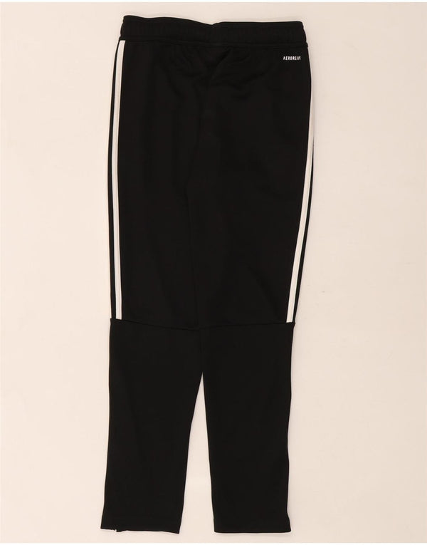 Adidas Boys Aeroready Tracksuit Bukser 11-12 år Sort Polyester
