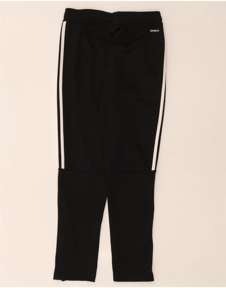 Adidas Boys Aeroready Tracksuit Bukser 11-12 år Sort Polyester