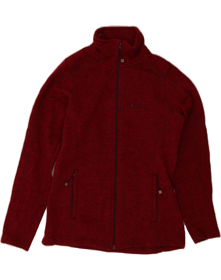 MOUNTAIN WAREHOUSE Womens Tracksuit Top Jacket UK 12 Medium Burgundy Vintage Mountain Warehouse and Second-Hand Mountain Warehouse from Messina Hembry 