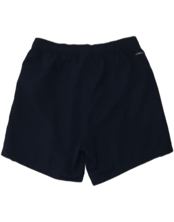 ADIDAS Mens Climalite Sport Shorts Medium Navy Blue Polyester Vintage Adidas and Second-Hand Adidas from Messina Hembry 