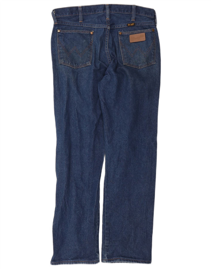Wrangler Straight Jeans til mænd W32 L30 Blå