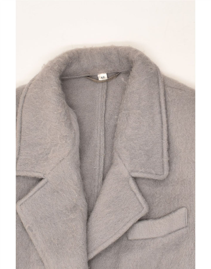 INCOM Womens Double Breasted Coat IT 42 Medium Grey | Vintage Incom | Thrift | Second-Hand Incom | Used Clothing | Messina Hembry 