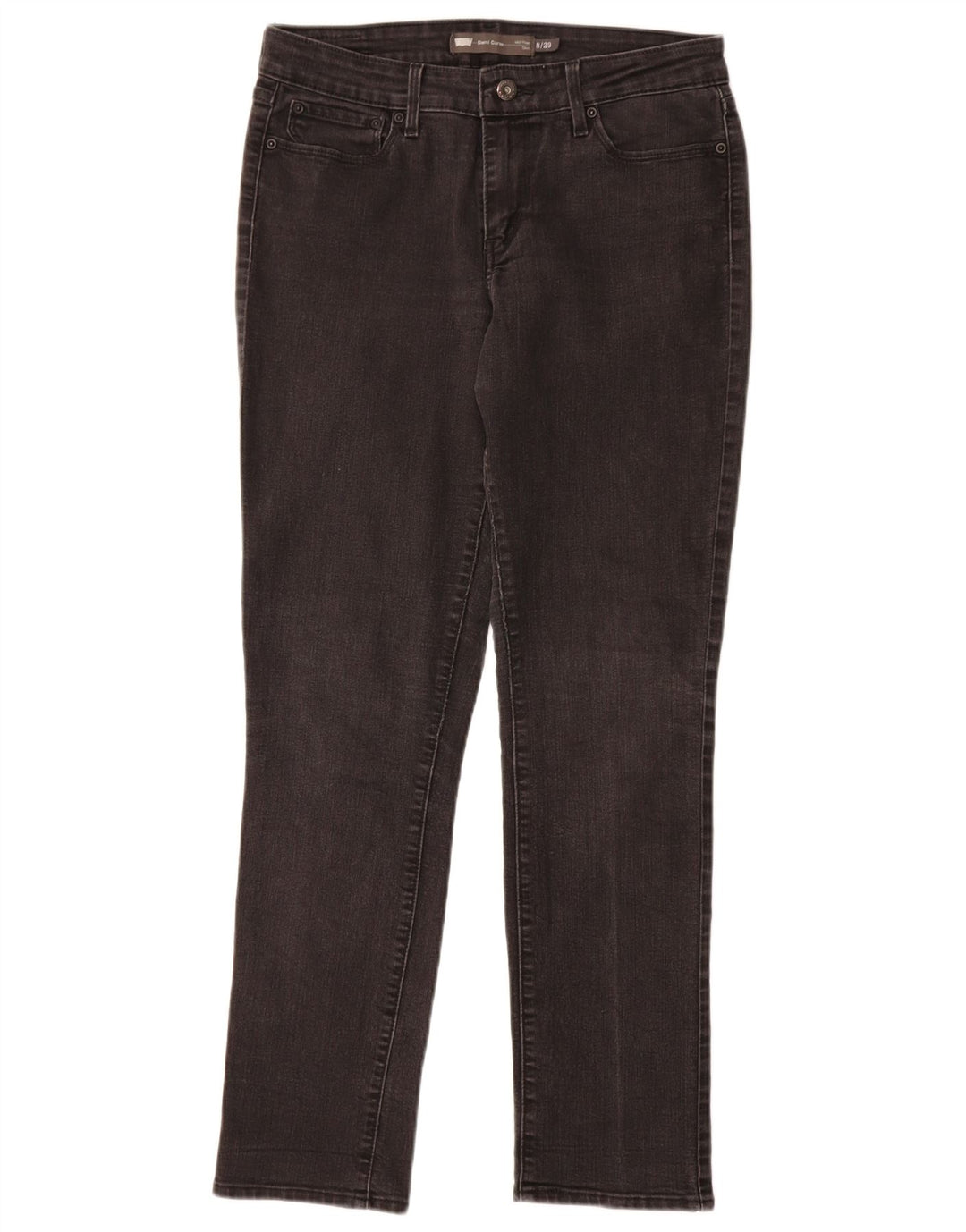 Levi's Dame Demi Curve Mid Rise Slim Jeans US 8 Medium W29 L32 Grå