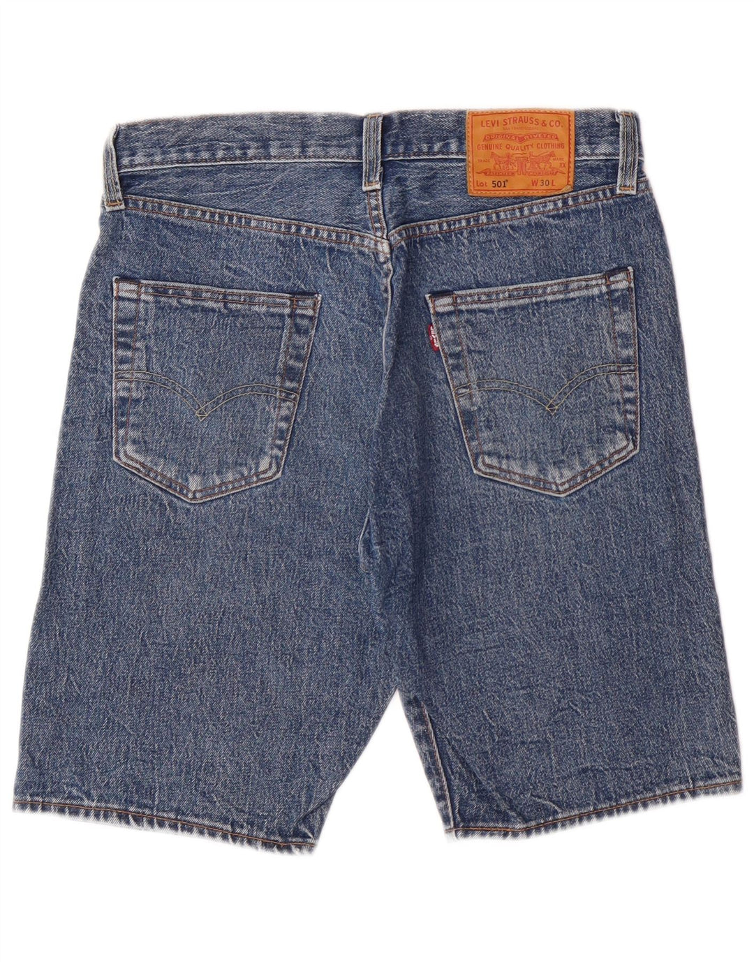 Levi's Herre 501 denimshorts W30 mellemblå bomuld
