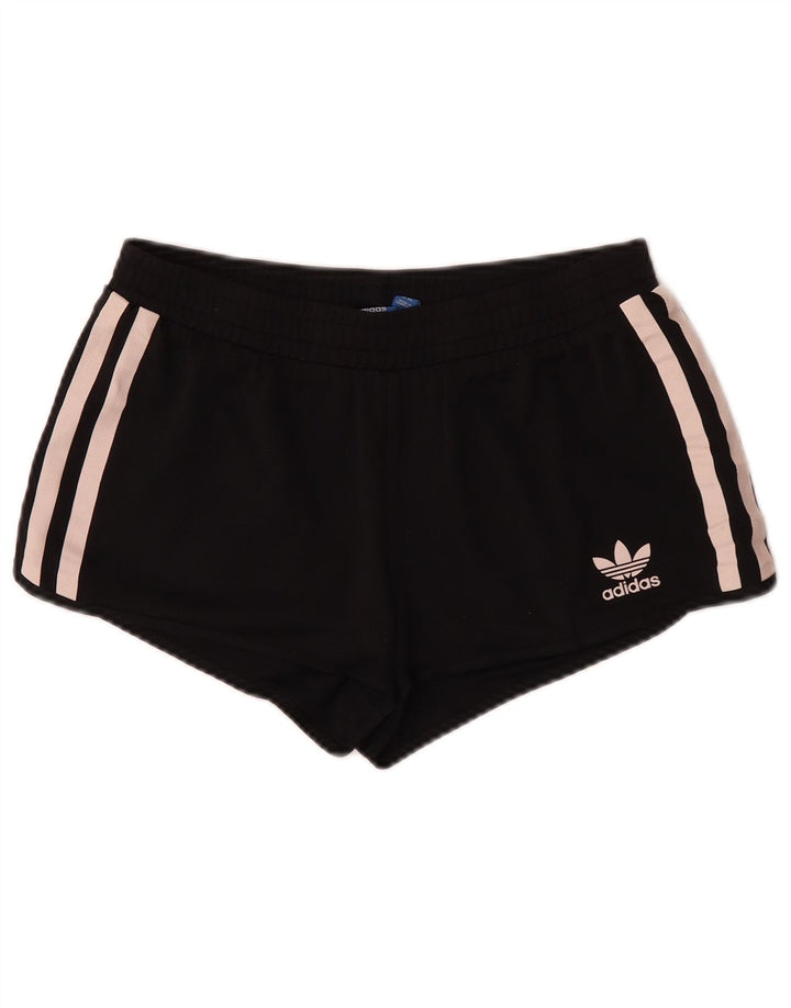 Adidas sportsshorts til kvinder UK 14 LMedium sort polyester