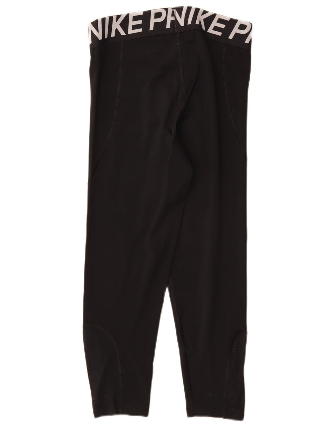 Nike Dame Grafiske Capri Leggings UK 12 Medium Sort Polyester