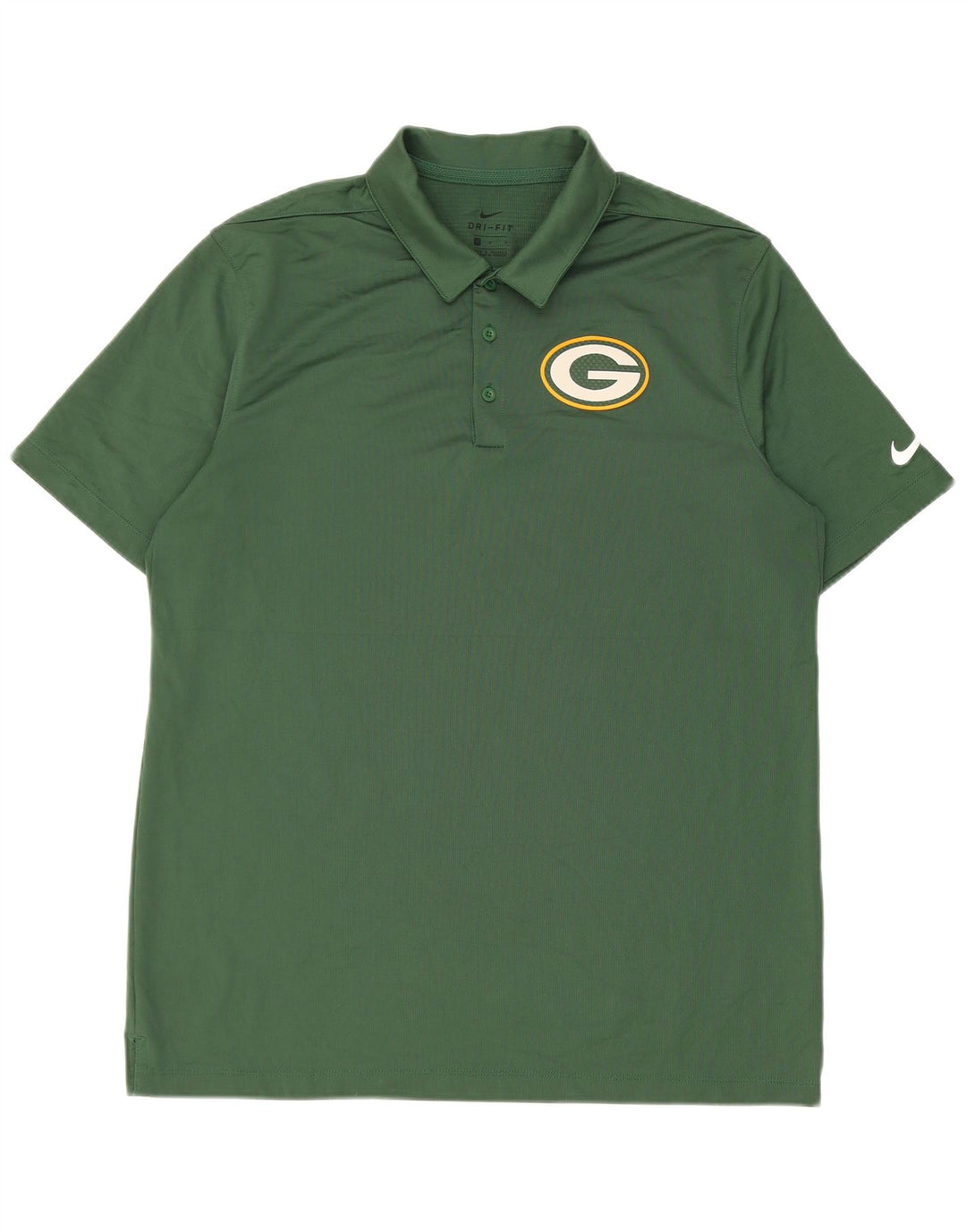 Nike Herre Green Bay Packers Polo Shirt Large Polyester