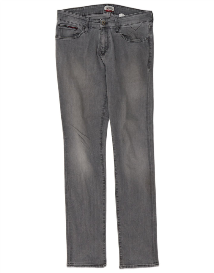 Tommy Hilfiger Herre Scanton Slim Jeans W32 L34 Grå Bomuld