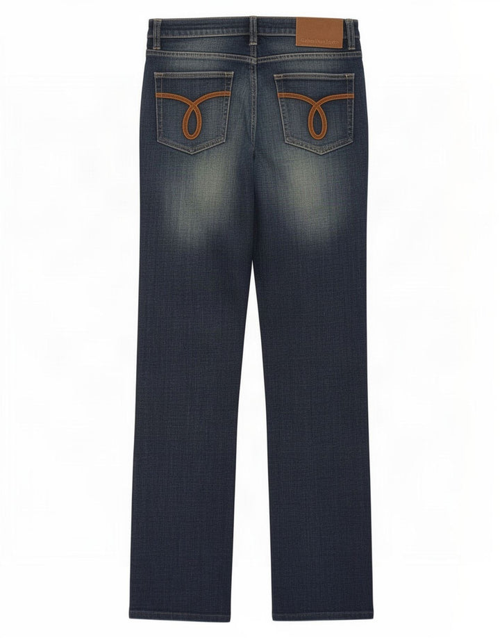 Calvin Klein Lige Jeans til kvinder W30 L31 Blå