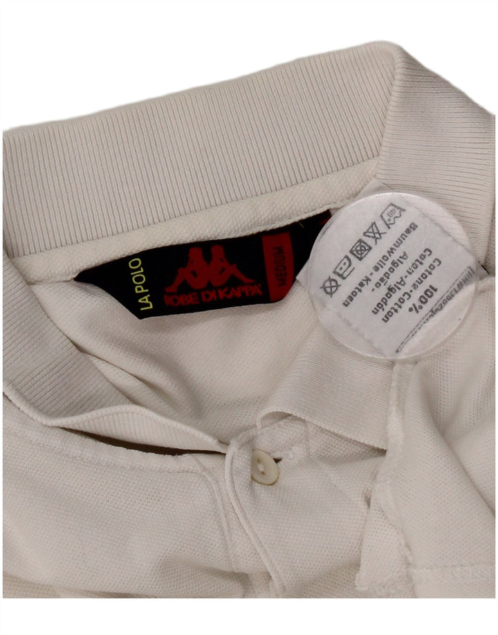 Kappa herre poloshirt Medium hvid bomuld