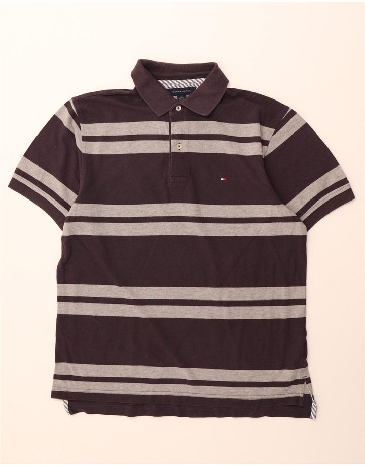 TOMMY HILFIGER Poloshirt til mænd Medium marineblå stribet bomuld