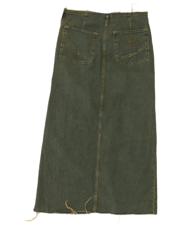 Urban Outfitters Dame Maxi Denim Nederdel Lille W32 Blå Bomuld