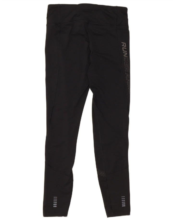 Under Armour Dame Cold Gear Grafiske Capri Leggings UK 12 Medium Black