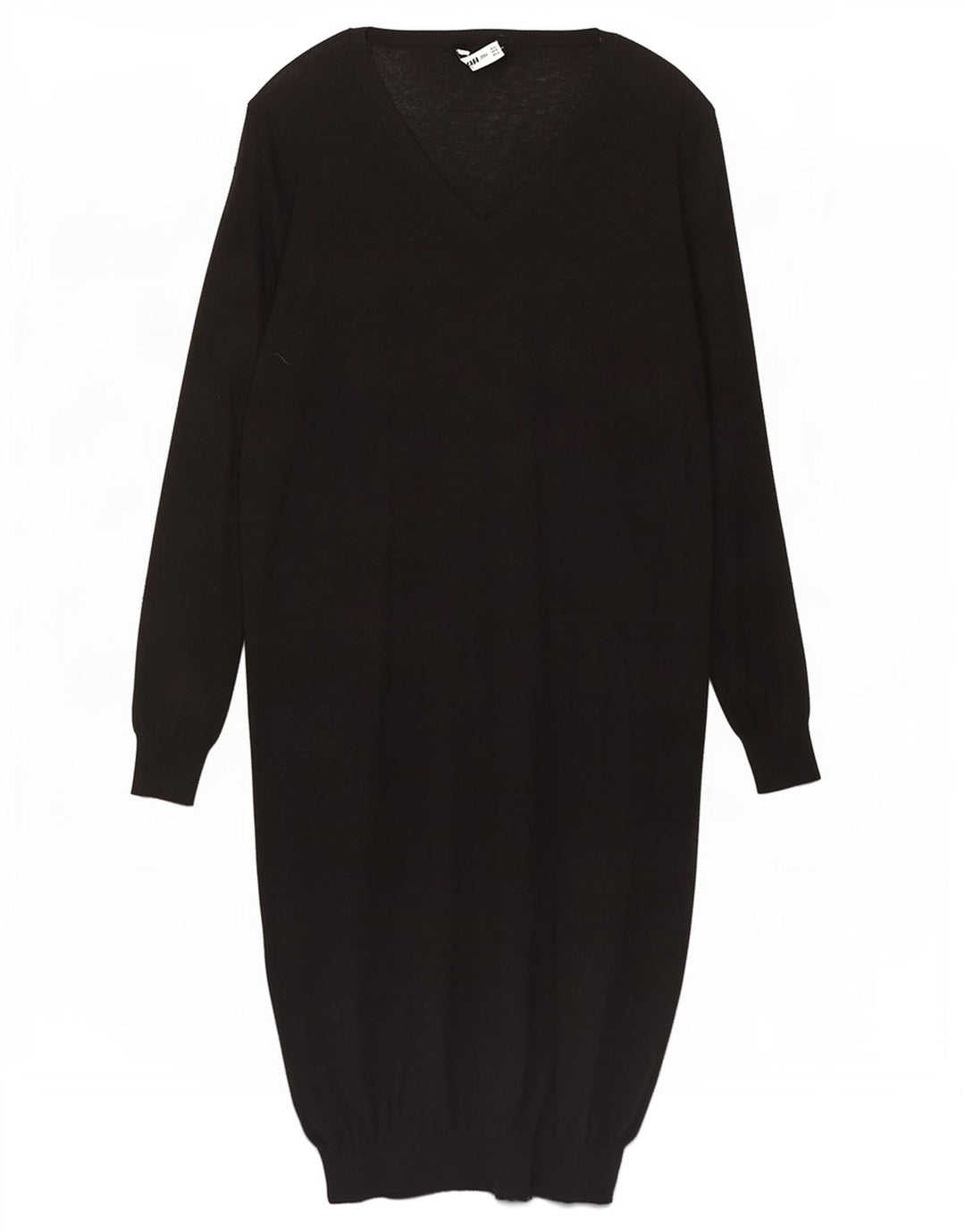 Zara Womens Oversized Jumper Dress UK 10 Small Black