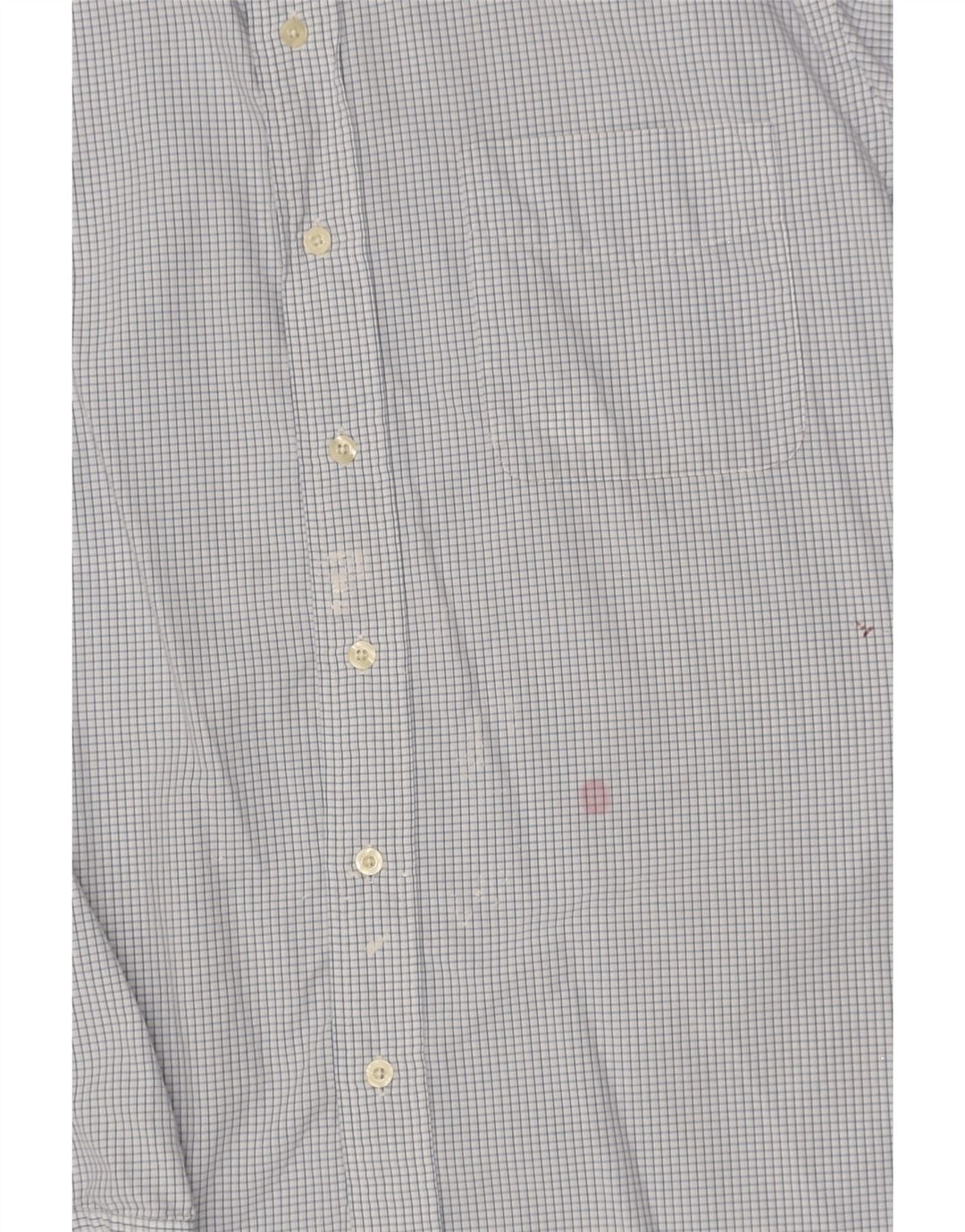 POLO RALPH LAUREN Mens Shirt Large Grey Check Cotton | Vintage Polo Ralph Lauren | Thrift | Second-Hand Polo Ralph Lauren | Used Clothing | Messina Hembry 