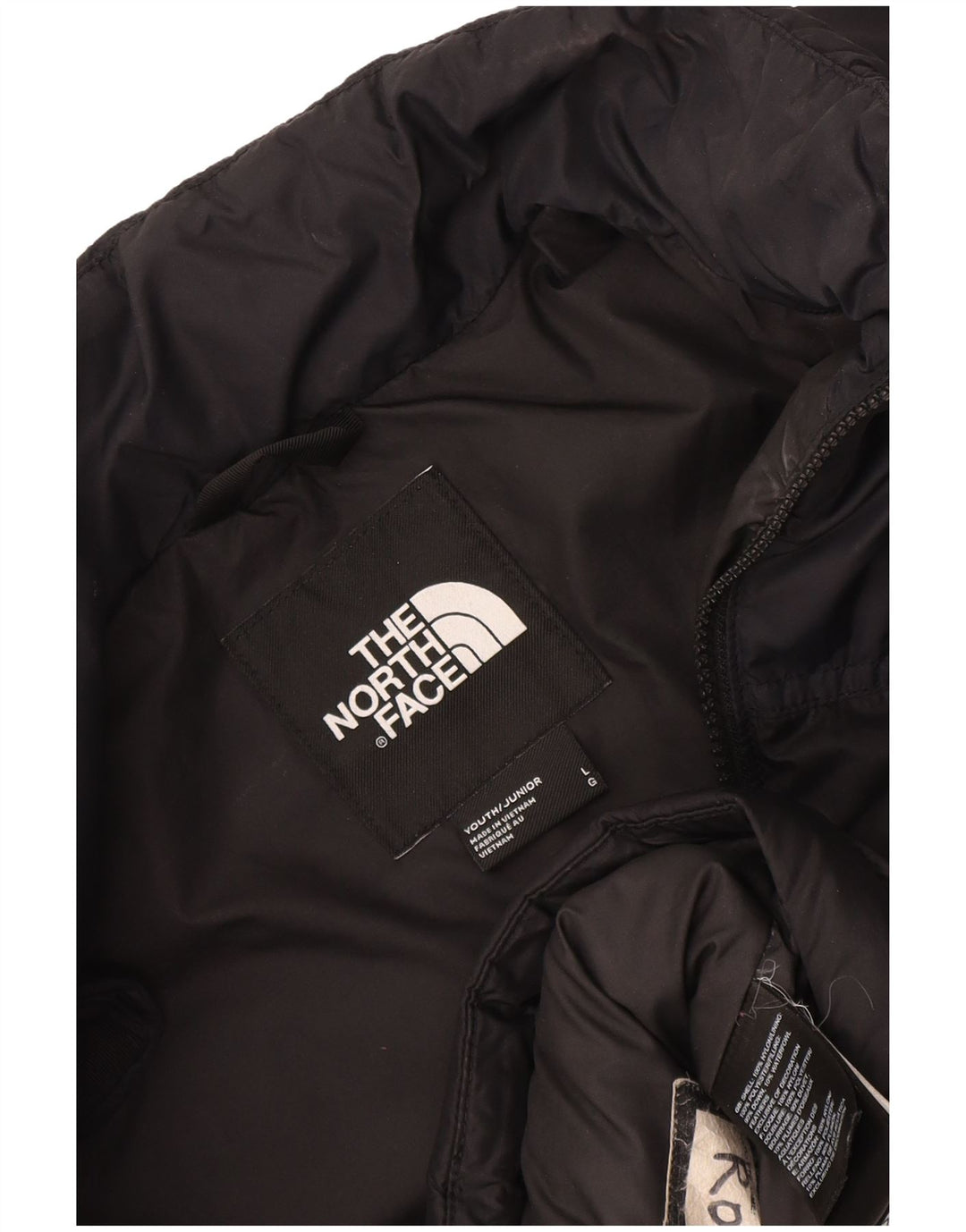 The North Face Boys Polstret Jakke 11-12 År Stor Sort Nylon